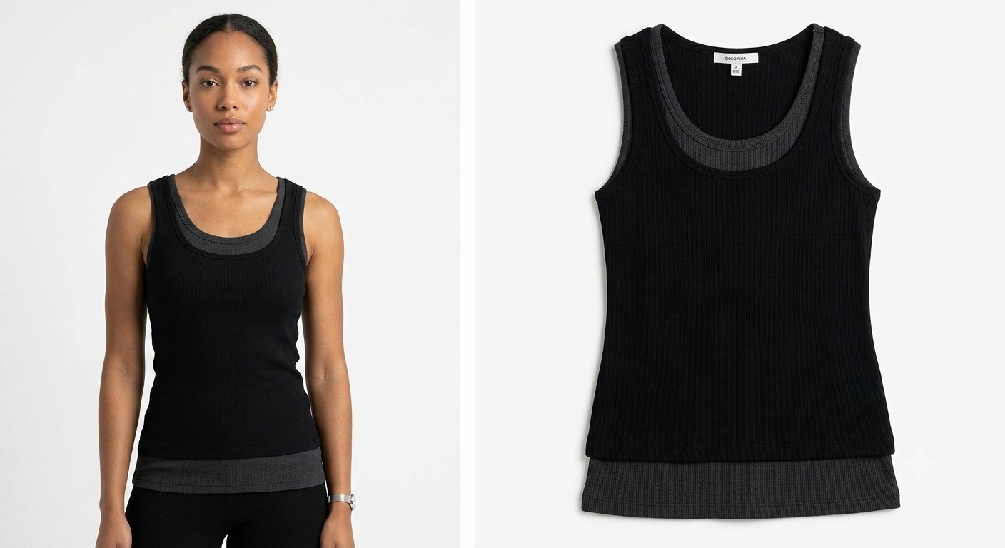 Women's layered tank top collection