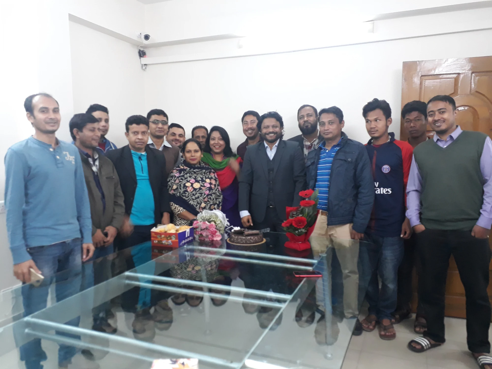 ENSA office team gathering in 2017