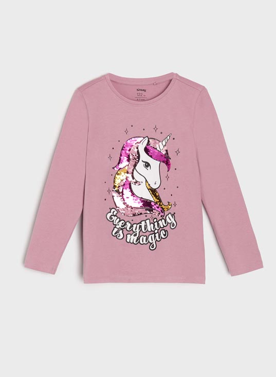 Kid's T-Shirts with Sequins
